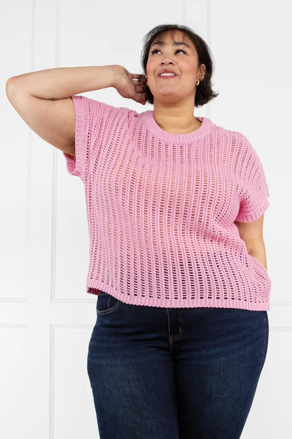 A Little Breezy Women's Open Weave Sweater