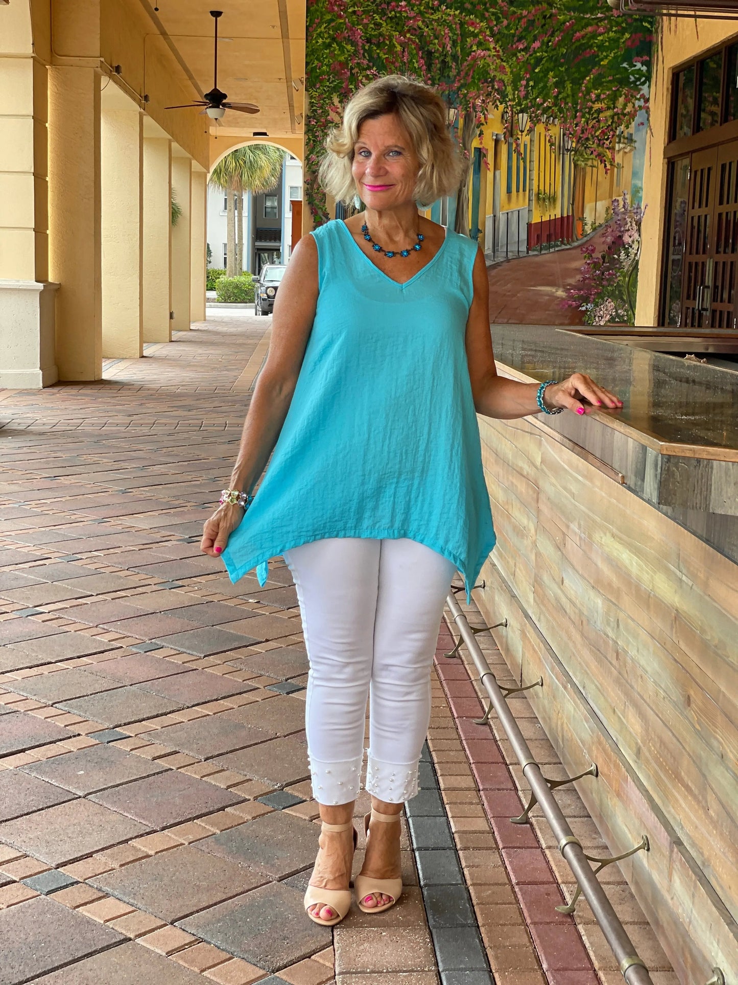 LULU-B WHITE PEARL JEANS