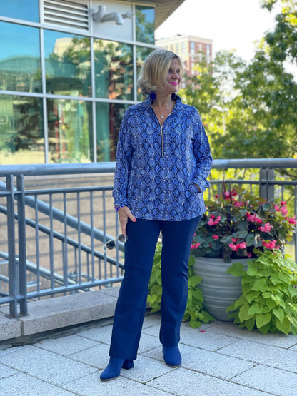 SAVANNA BLUE KANGAROO TOP