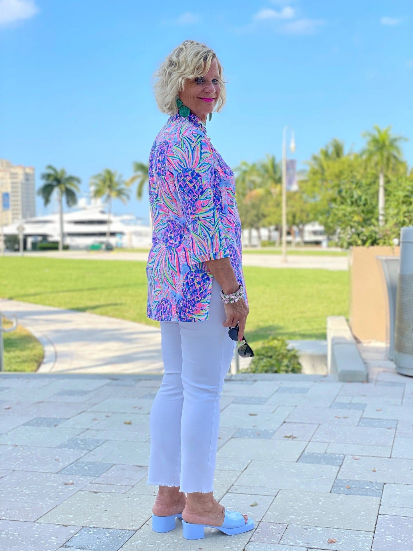 PINK PINEAPPLE TUNIC