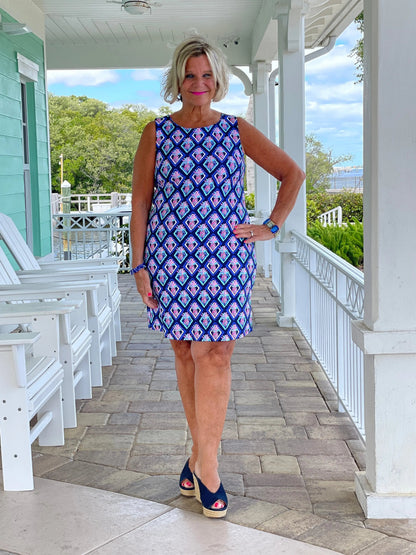 PINEAPPLE VACATION SHIFT DRESS