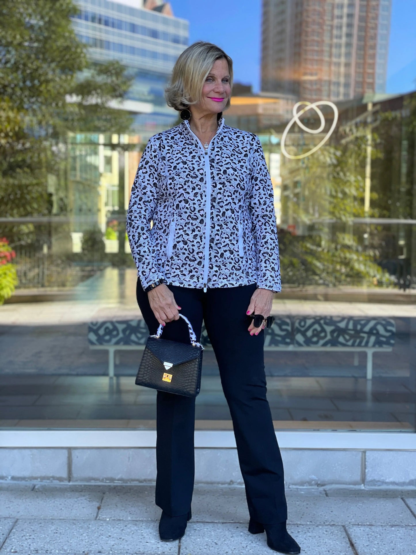 SNOW LEOPARD FULL ZIPPER
