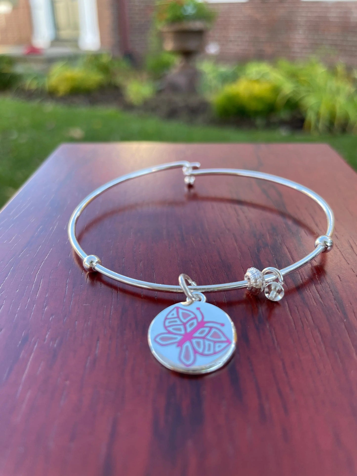 PINK BUTTERFLY BRACELET