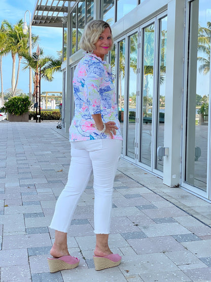 POST CARDS OFLOVE 3/25 RUFFLE TOP