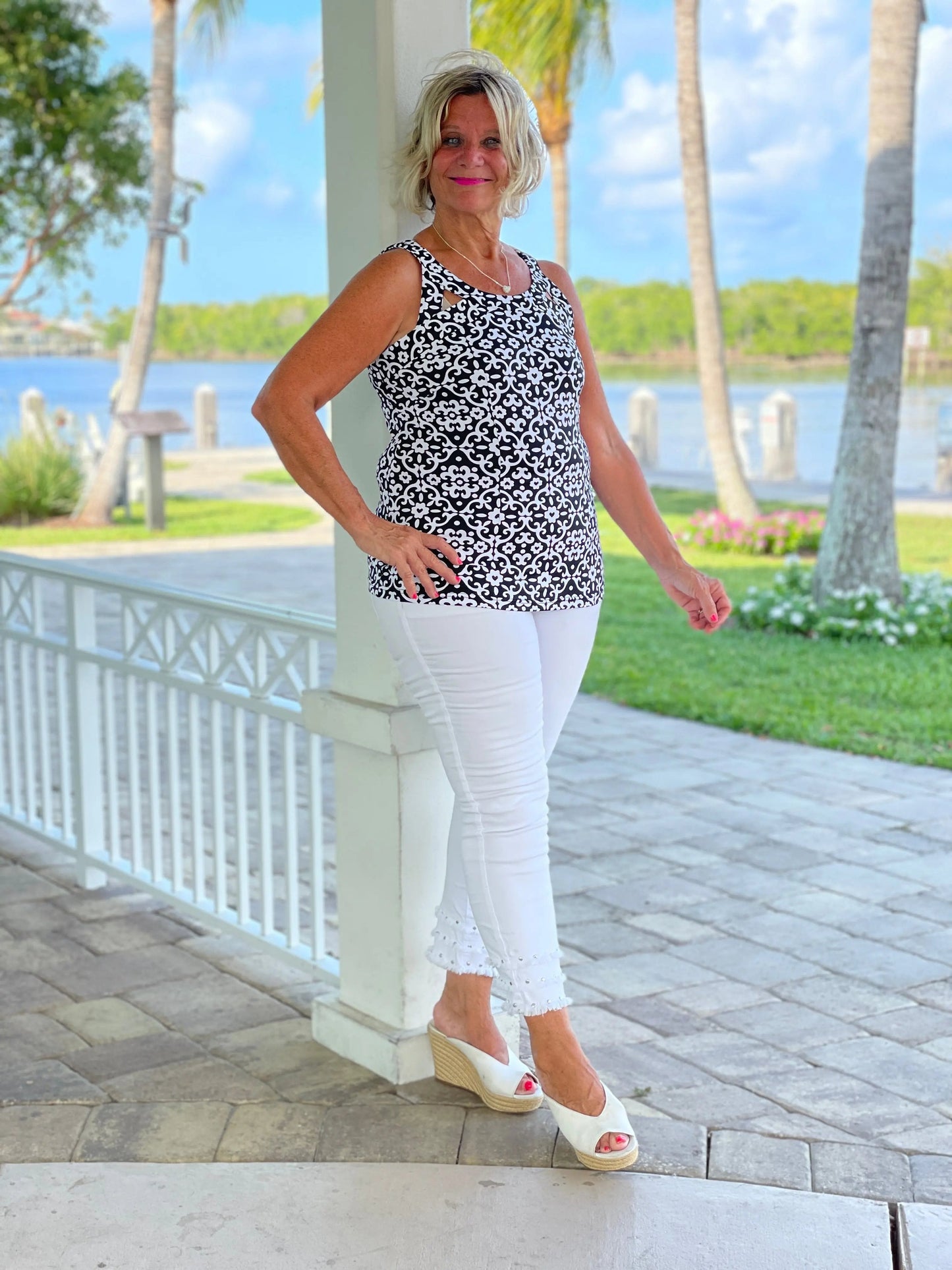 NAPLES DAY HALTER TOP