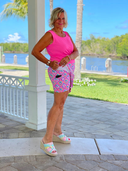 PALM TREE SIESTA CHA CHA SKORT