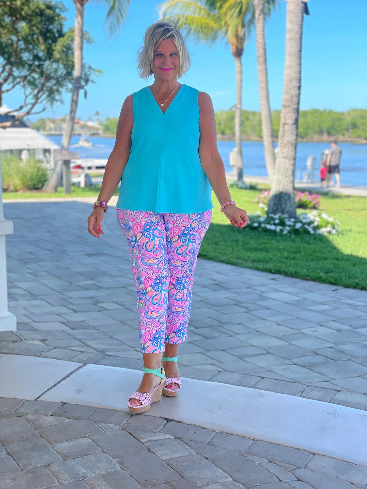 PAISLEY CAPRI