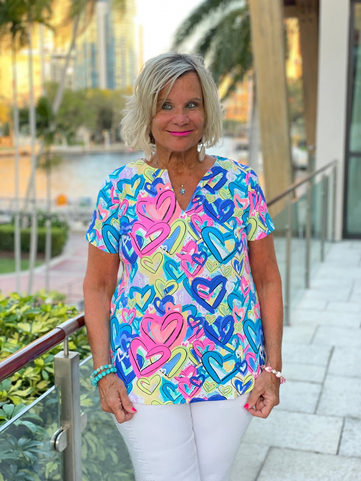SECRET LOVE HEARTS SHORT SLEEVE