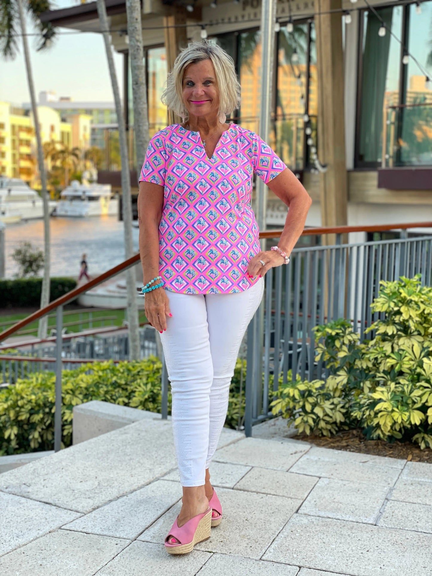 PALM TREE SIESTA SHORT SLEEVE