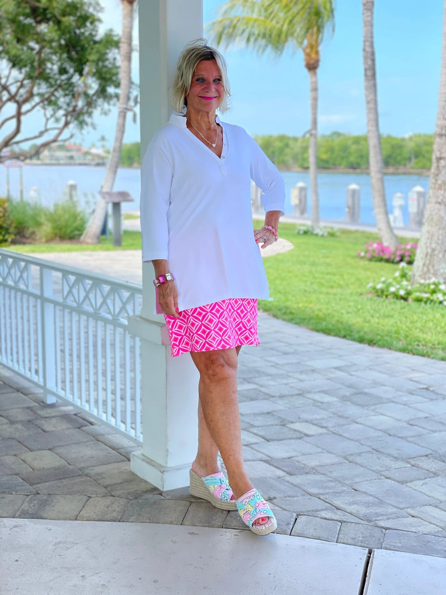 PINK DIAMONDS SKORT