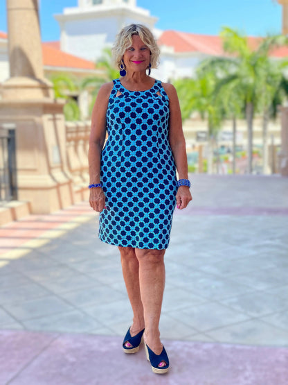 SEASIDE HALTER DRESS