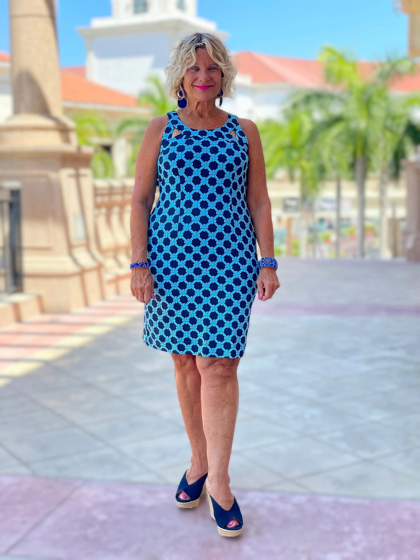 SEASIDE HALTER DRESS
