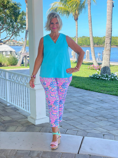 PAISLEY CAPRI