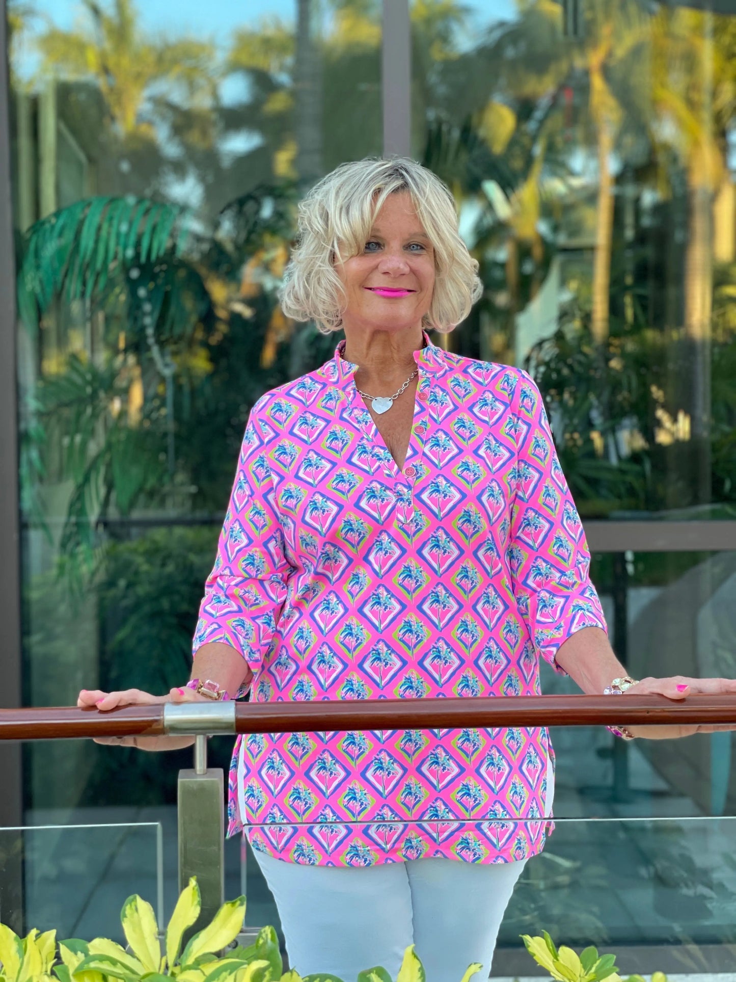 PALM TREE SIESTA TUNIC