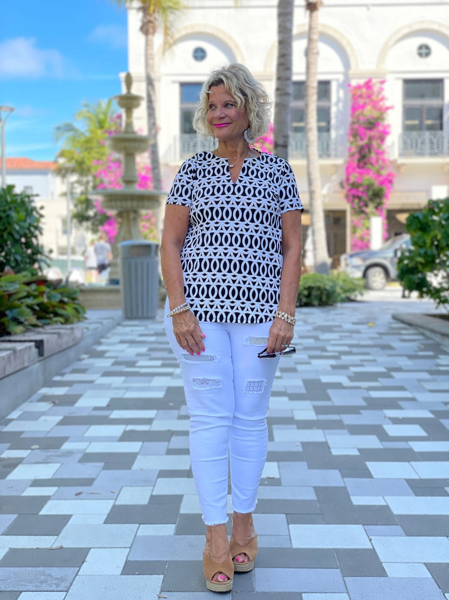SANDBAR SHORT SLEEVE TOP