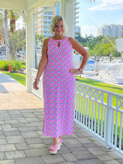 PALM TREE SIESTA KEYHOLE MAXI