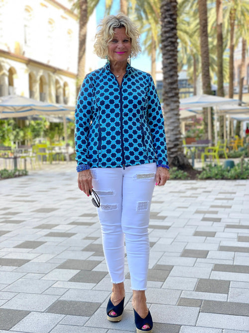 SEASIDE BLUE FULL ZIPPER