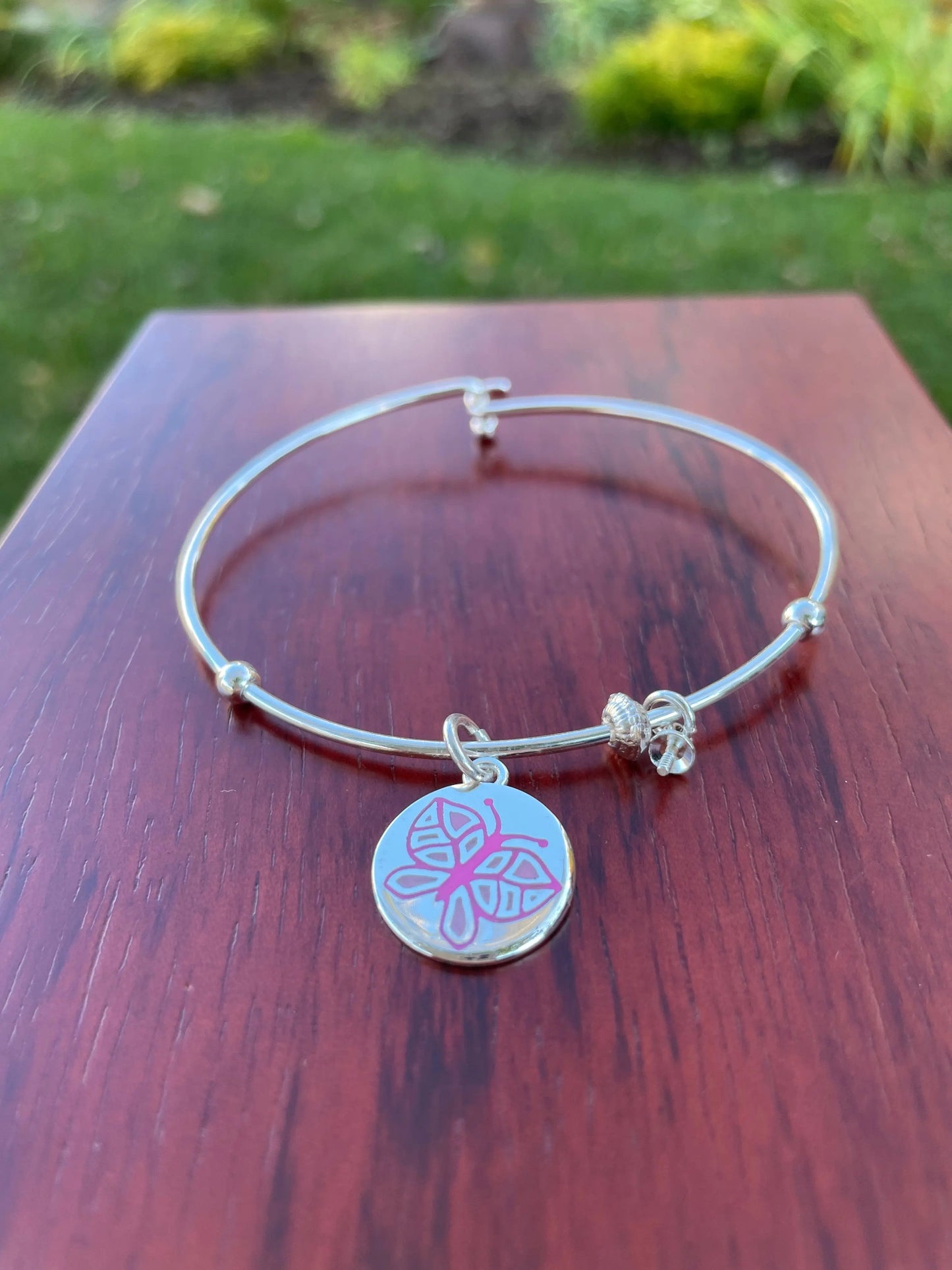 PINK BUTTERFLY BRACELET