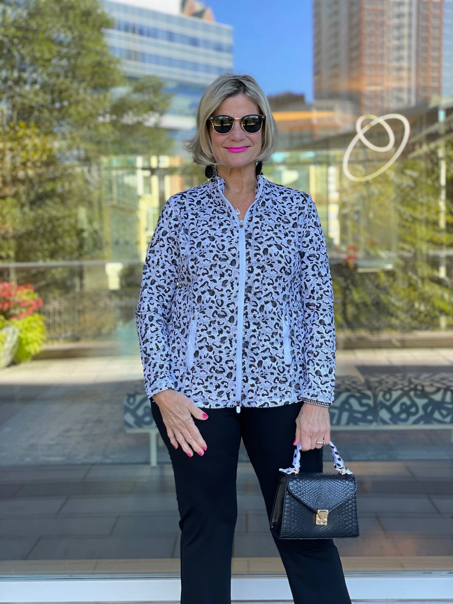 SNOW LEOPARD FULL ZIPPER