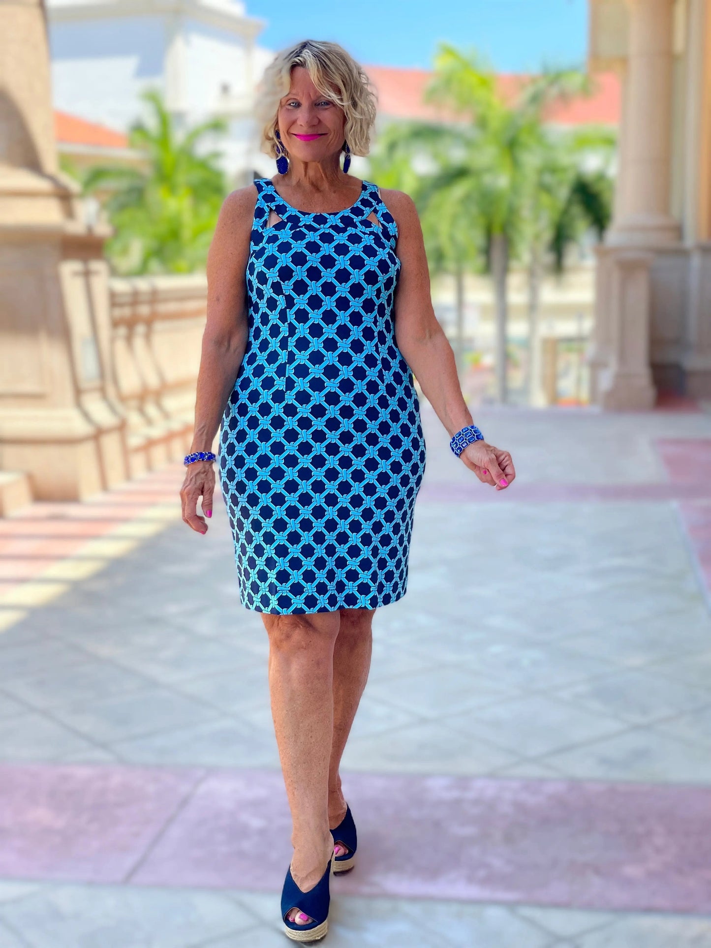 SEASIDE HALTER DRESS