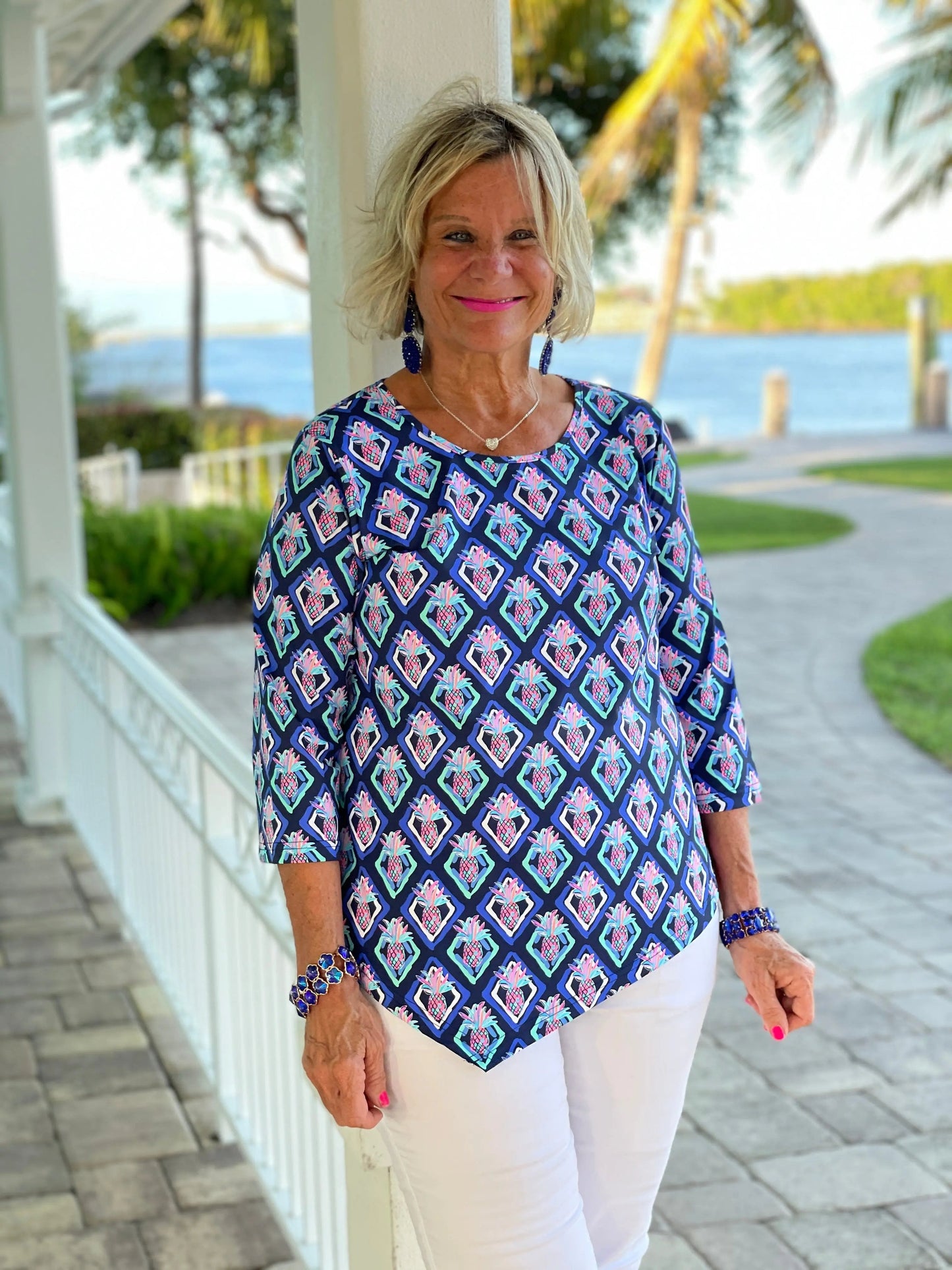 PINEAPPLE VACA ASYMMETRIC TOP