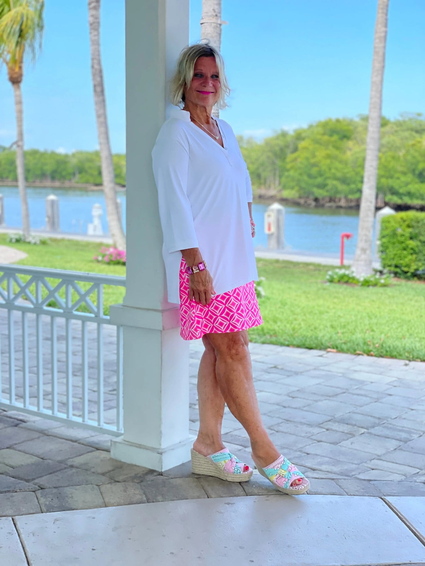 PINK DIAMONDS SKORT