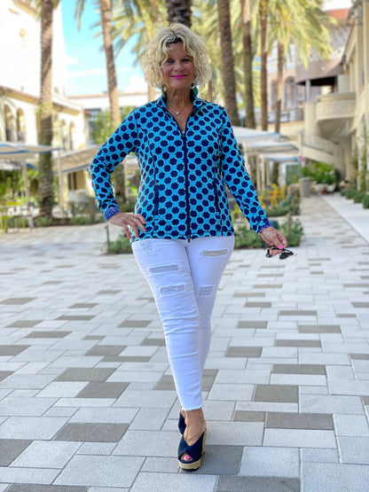 SEASIDE BLUE FULL ZIPPER