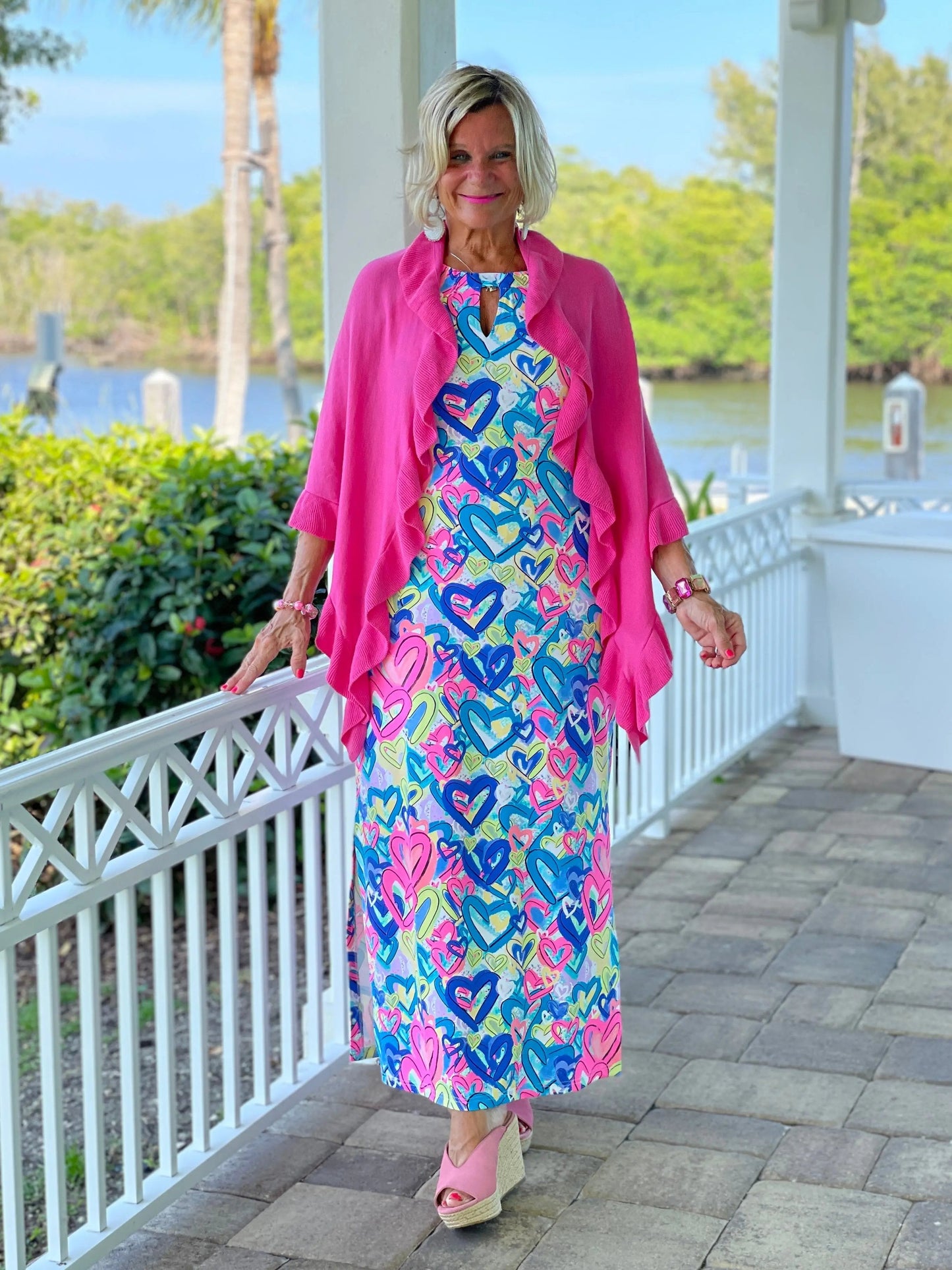 SECRET LOVE HEARTS KEYHOLE MAXI