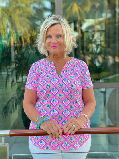 PALM TREE SIESTA SHORT SLEEVE