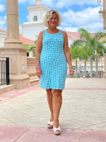 OCEAN MILE HALTER DRESS