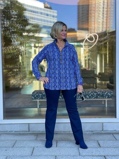 SAVANNA BLUE KANGAROO TOP