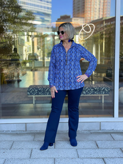 SAVANNA BLUE KANGAROO TOP