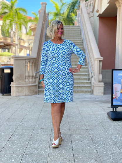 PINEAPPLE VACA SLEEVE DRESS