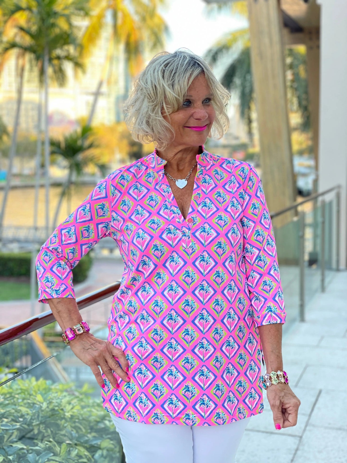 PALM TREE SIESTA TUNIC