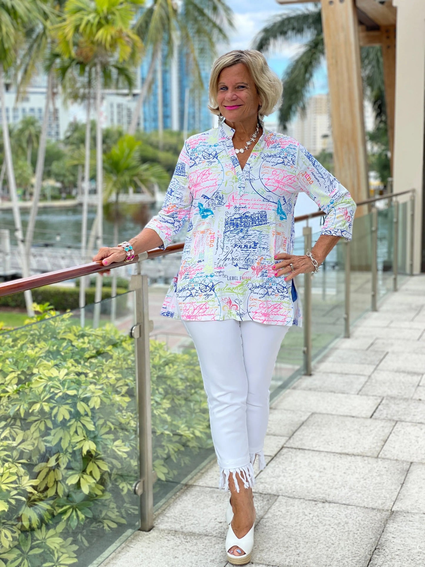 POST CARD OF LOVE TUNIC