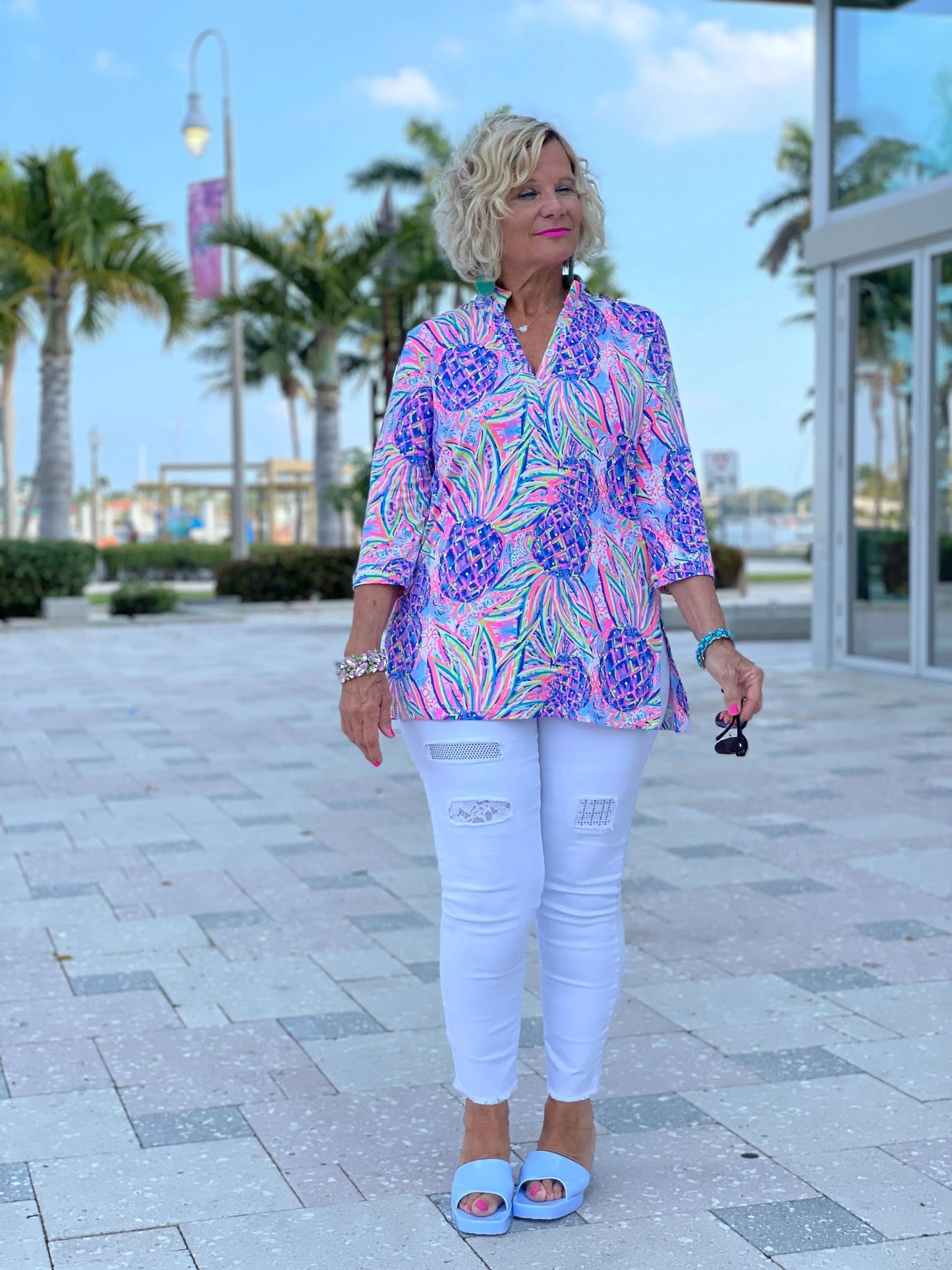 PINK PINEAPPLE TUNIC