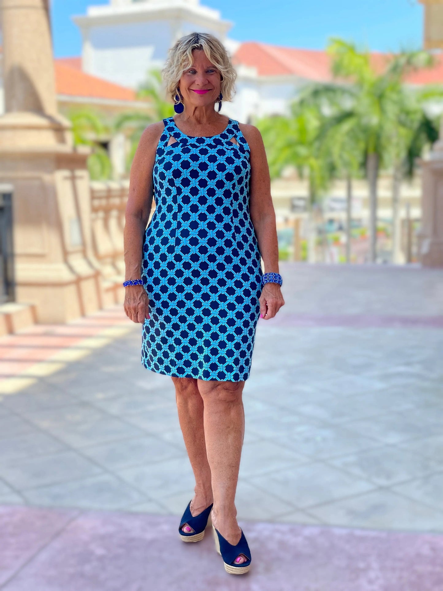 SEASIDE HALTER DRESS