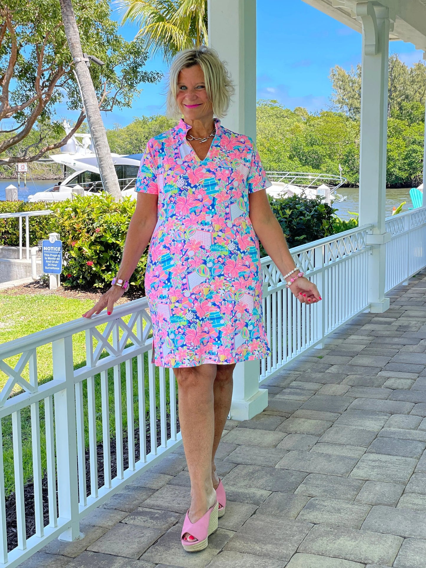 PICKELBALL  SHORT SLEEVE DRESS