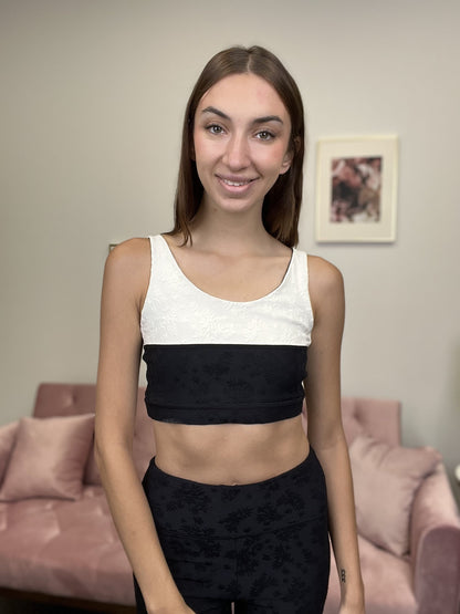 Half and Half Women's Sports Bra